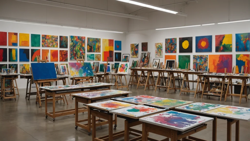 Découvrez l’univers fascinant des techniques surprenantes en peinture abstraite !