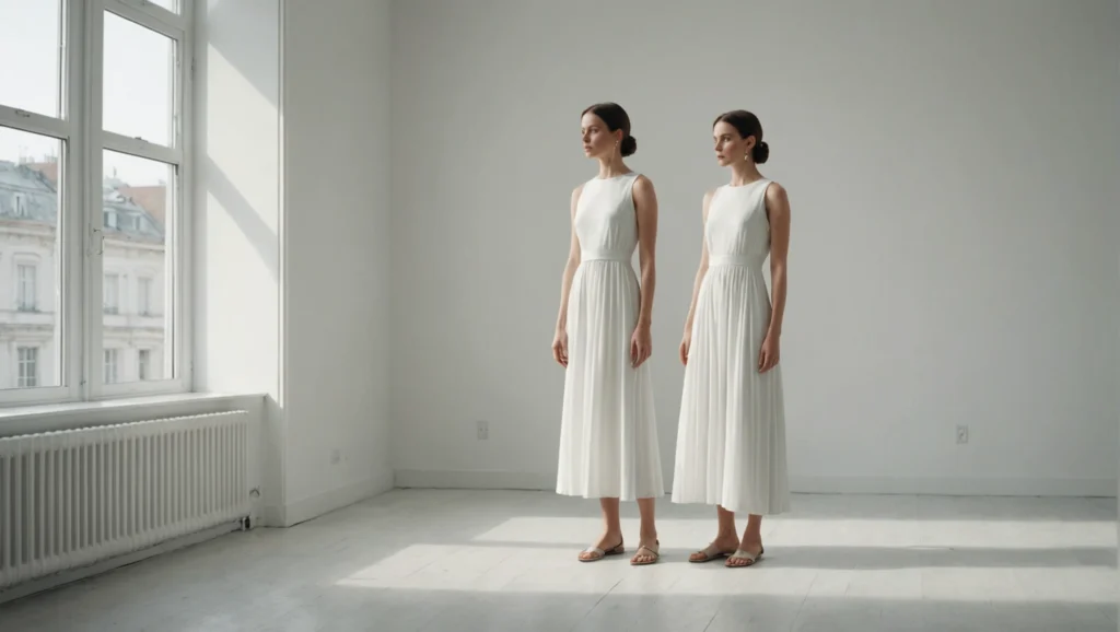 L’élégance du vide : révéler la beauté du style minimaliste féminin