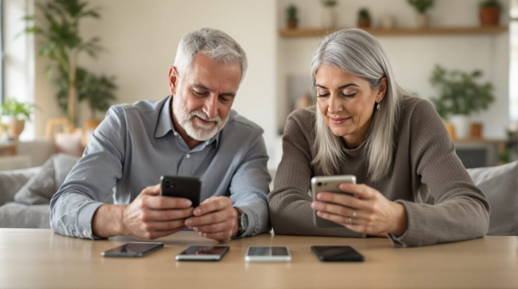 telephone portable pour les seniors